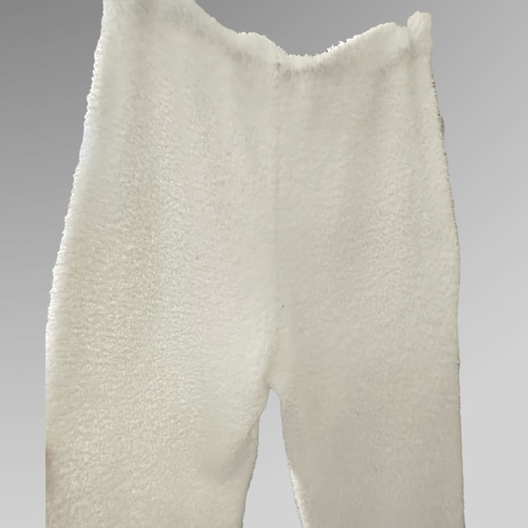Aritzia Babaton The Group Fuzzy Lounge Pants Comfy Cozy Knit White Size 1X - Picture 5 of 8